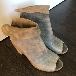Free People leather open toe bootie